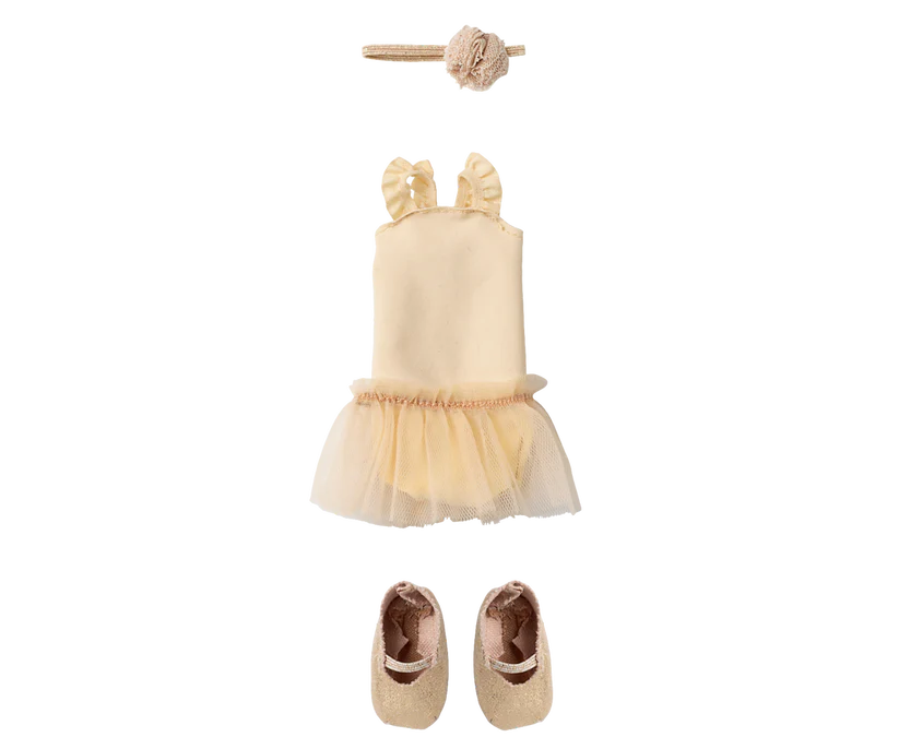 Ballettkleid creme Grösse 2