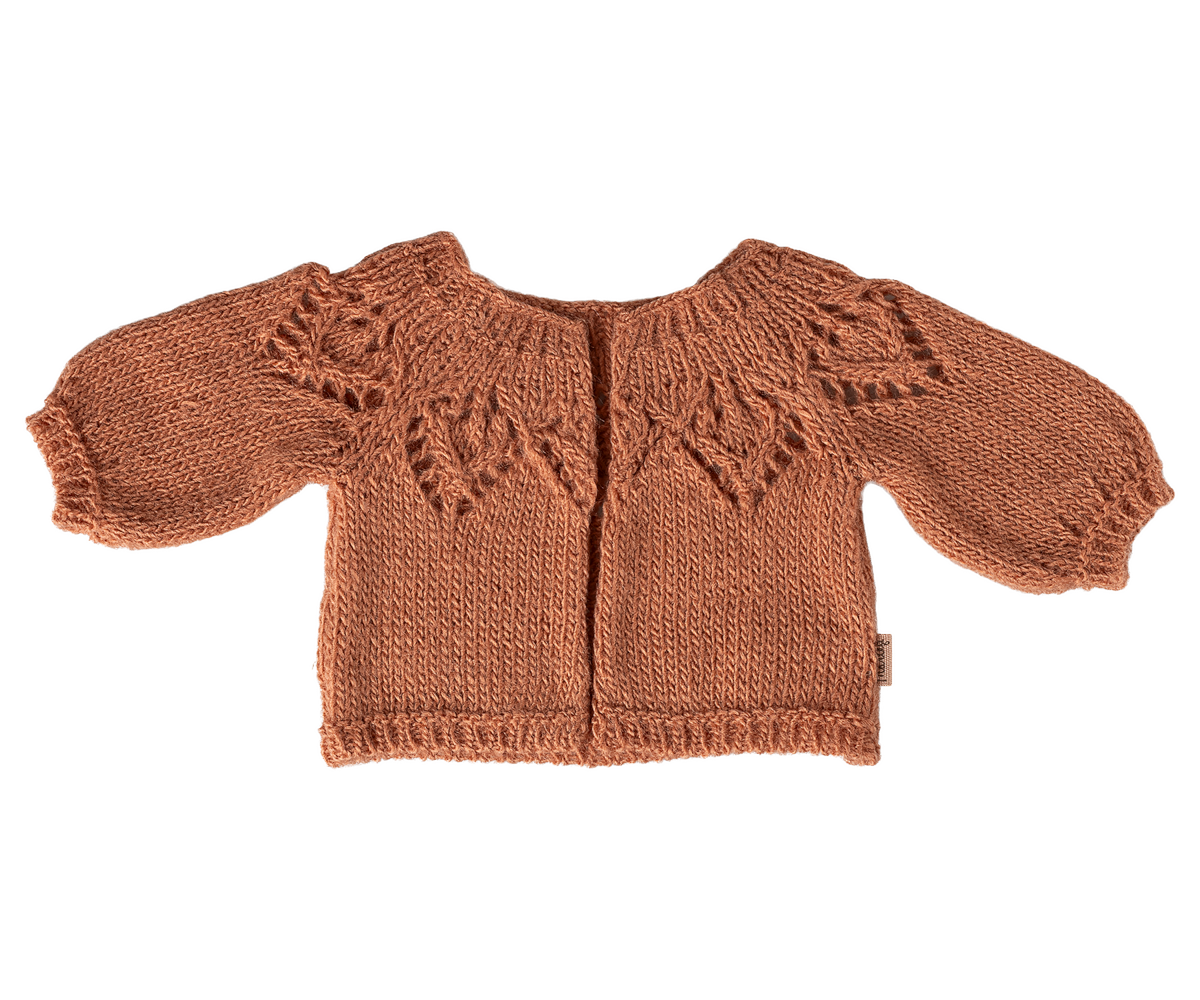 Strickjacke Gr&ouml;sse 4 vintage rose