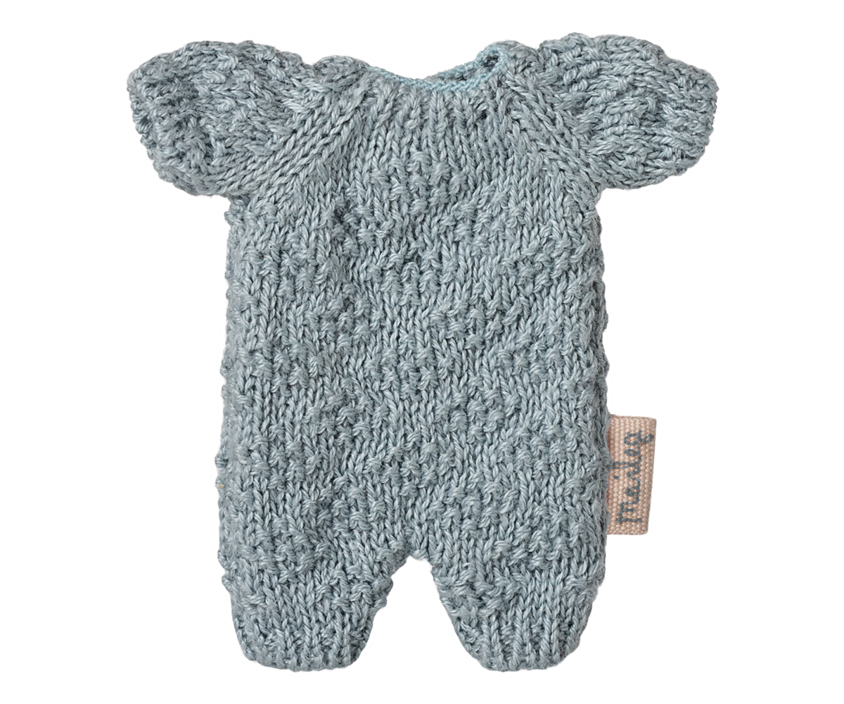 Overall gestrickt blau