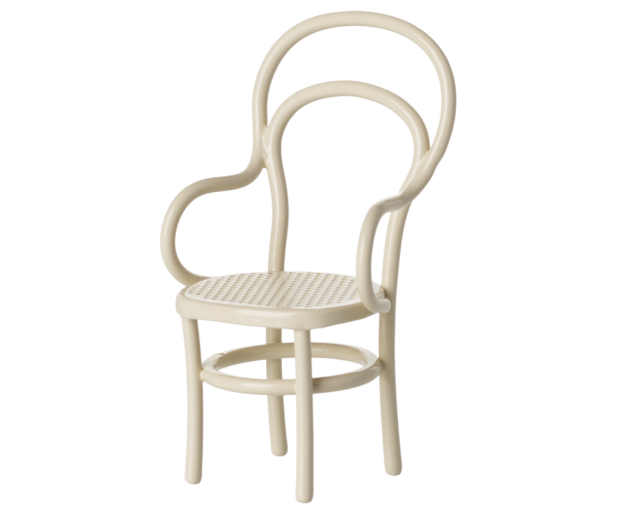 Vintage Stuhl Maus creme