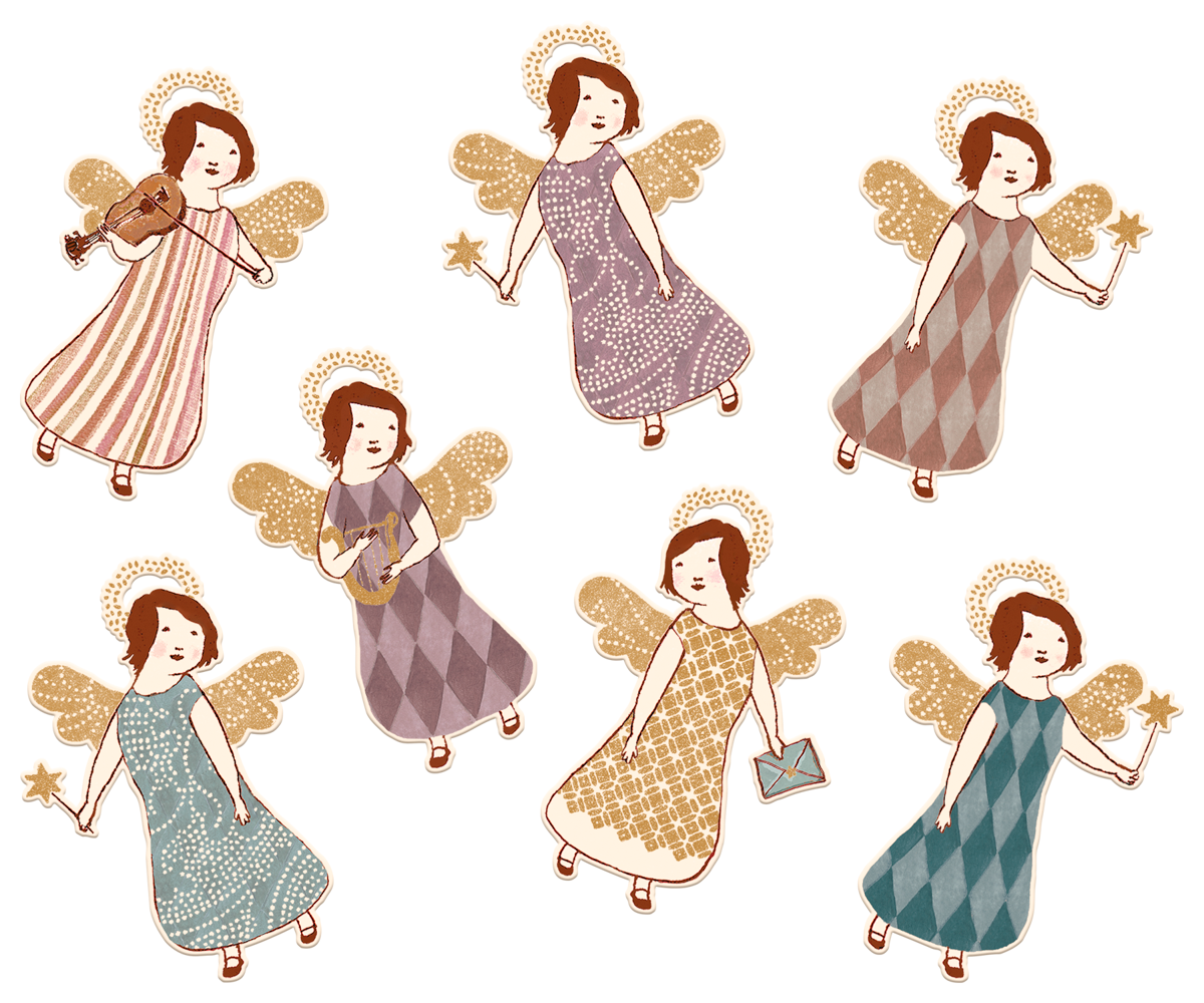 Geschenkanhänger Engel