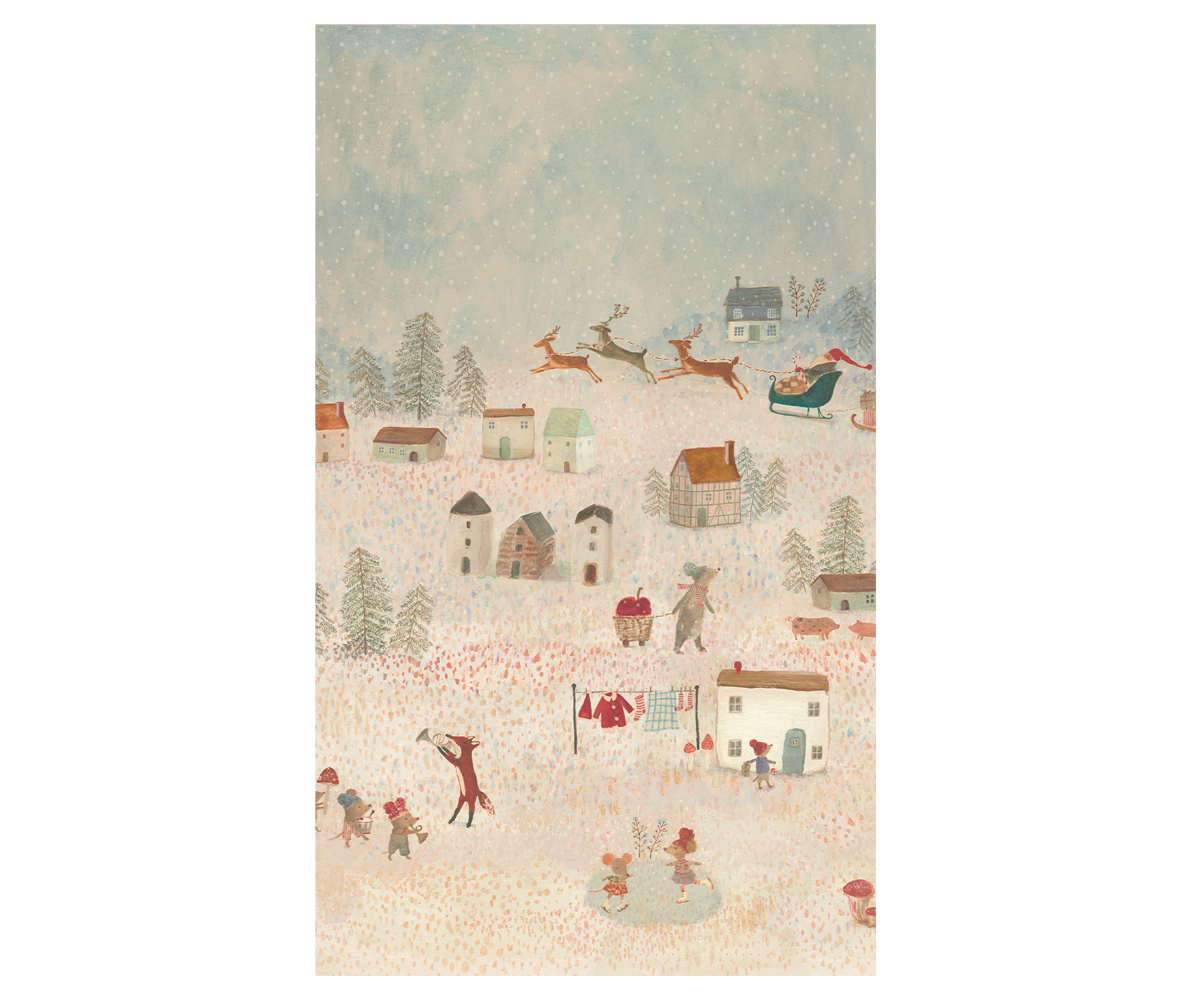 Geschenkpapier "Santa is coming"